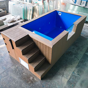 Piscina Moderna Sobre el Suelo, Pequeña y Grande, con Azulejos de Mosaico, Piscina Familiar de Fibra de Vidrio para Jardín, Piscina Prefabricada en Contenedor - Product Image 4