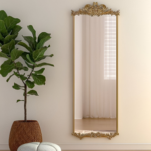 Décoration murale de miroir rond en métal doré abordable Design élégant pour améliorer le style de votre maison Parfait pour n'importe quelle pièce - Product Image 3