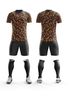 Ensemble d'uniformes de football professionnel avec impression par sublimation personnalisée | Vêtements de sport légers à séchage rapide en gros - Product Image 3