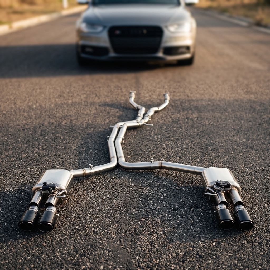VantaFlow T304 Stainless Steel Valvetronic Catback Exhaust System for Audi S4 B8.5 3.0T 2013-2016