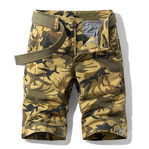 Pantalones Cortos Tácticos Cargo para Hombre 2026, Diseño de Camuflaje, Cintura Media, Cierre de Cremallera, Diseño de Parches, Casuales, para Exteriores, Antiarrugas, 100% Algodón, Talla Grande - Product Image 5