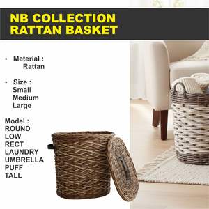 COLLECTION NB PANIER EN ROTIN ARTISANAT - Product Image 2