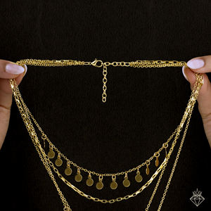 Collar de cadena en capas antideslustre PRAO - Product Image 2