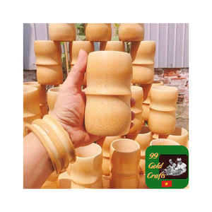 Tasse à boisson en bois de bambou Tasse en bambou réutilisable écologique naturelle Durable et légère Parfait pour l'eau de thé de café et l'usage quotidien - Product Image 3