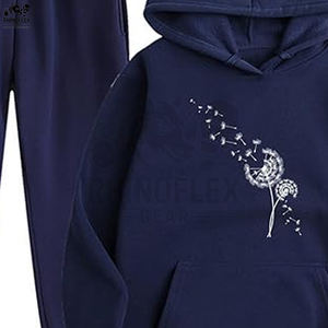 Chándales Personalizados de Alta Calidad con Bordado de Logotipo, Chándales Premium de Invierno con Estampado y Bordado en Blanco, Venta al por Mayor - Product Image 4