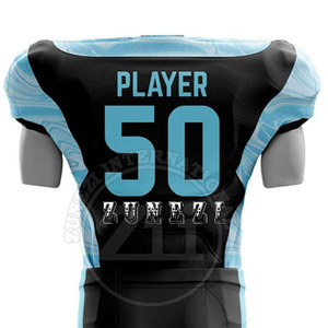 Hot Selling Breathable Plus Size Short Sleeve High Quality Unisex American Football Uniform Sports Wear - Product Image 5