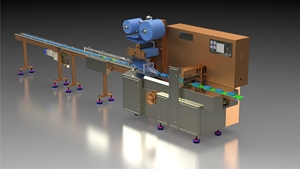 Máquina Envolvedora de Flujo de Alto Rendimiento con Motor Mecánico Manual para Envasado de Alimentos y Bebidas - Product Image 2