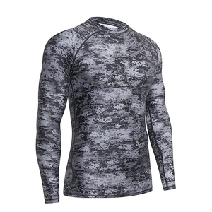 Vente en gros d'usine Vêtements de fitness à séchage rapide à manches longues pour hommes, respirants pour la plongée, anti-UV de qualité supérieure - Product Image 6