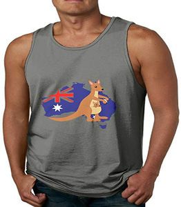 Camiseta sin mangas informal de verano para hombre, ropa deportiva ligera con escote redondo, cuello redondo, color sólido, venta al por mayor - Product Image 4