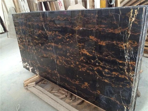 Losas de Mármol Negro y Dorado King de Pakistán en Varios Tamaños Personalizados, Losas de Mármol Natural King Gold Premium para Interiores - Product Image 5