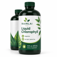 Nouveau 2025 – Complément alimentaire 100 % naturel à la menthe 6000 mg avec compte-gouttes – Chlorophylle liquide naturelle