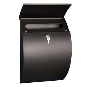 Prix usine boîte aux lettres murale en acier galvanisé grande capacité Durable boîte aux lettres paquet Tediton serrure pour minimaliste OEM ODM - Product Image 1