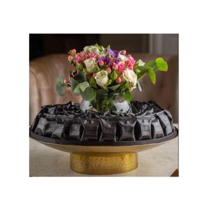 Eco-Friendly Modern Tabletop <b>Chocolate</b> Bowl <b>Luxurious</b> Gold Polished Metal Bowl For Serving Desserts And Sweets For Weddings - Product Image 1