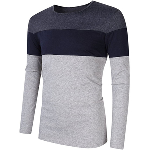 Breathable Men's <b>T</b>-<b>Shirts</b> Organic Cotton Summer Trendy Style <b>Long</b> <b>Sleeve</b> Casual Formal Outdoor Tops Streetwear Apparel Tee - Product Image 2