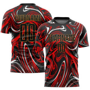 เสื้อทีมฟุตบอลแบบแห้งเร็วชุดเล่นเกมแบบซับลิเมตแห้งเร็วชุดทีมสโมสรชุดกีฬาสำหรับวัยรุ่น - Product Image 1