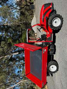 Hydraulic Dump <b>Trailer</b> <b>Farm</b> Tractor Tipper Single Axle Agricultural Hauling Cart 2 Ton 3 Ton 5 Ton 20 HP for Engine 2WD - Product Image 1