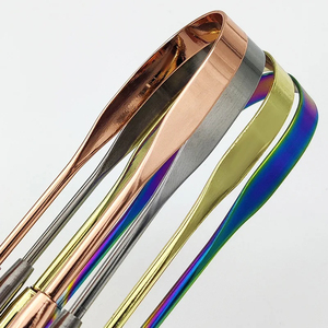 เครื่องขูดลิ้นสแตนเลสรูปตัวยูคุณภาพสูงอุปกรณ์ดูแลสุขอนามัยในช่องปากแปรงสีฟัน UV - Product Image 6