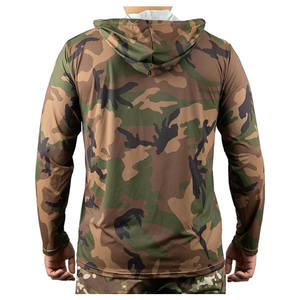 Fabricant de sweat à capuche camouflage personnalisé de haute qualité pour hommes vêtements de pêche chemise de chasse à manches longues séchage rapide vêtements de chasse performants - Product Image 2