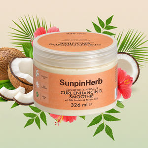 <b>Curl</b> <b>Enhancing</b> Styling Smoothie Cream with Coconut Hibiscus Formula for Frizz Control Moisture and Soft <b>Curls</b> - Product Image 1