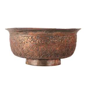 Cuenco de cobre Vintage tradicional hecho a mano con diseño de cruz, cuenco para frutas y flores, Mesa para el hogar, decoración, artículos de regalo, SNE-817 - Product Image 3