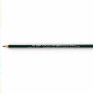 Crayon de sténographe à corps laqué vert foncé Castell 9008 HB par Faber-Castell - Product Image 3