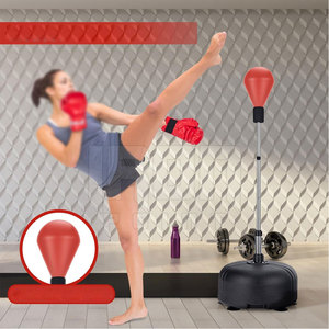 Saco de Boxeo de Cuero Speed Ball - Altura Ajustable y Ecológico Glory & Honor - Product Image 5