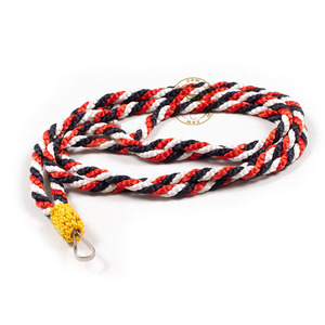 Braided Lanyard Whistle Cord - Fuerzas Armadas Uniforms | Premium Quality Tri Color Lanyards for Dress Uniforms - Product Image 1