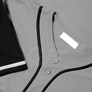 Jersey de botones de alta calidad para adultos, talla 2025, ropa deportiva de fábrica, Jersey con botones, Color personalizado - Product Image 4