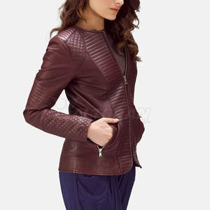 Chaqueta de Cuero para Mujer, Ropa de Moda de Temporada, Chaqueta de Cuero para Mujer, Prenda Exterior de Tacto Suave, Chaqueta de Cuero para Mujer - Product Image 3