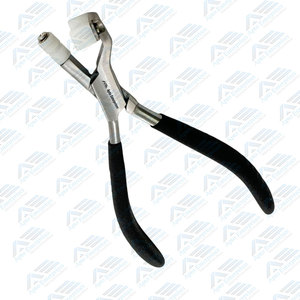 Optical Pliers for Adjusting and Bending <b>Eyeglasses</b> Arms & <b>Frames</b> & Nose Pad Applying Pliers Black Grip Handle Stainless Steel - Product Image 2