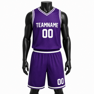 Conjunto de Uniforme de Baloncesto Personalizado Premium, Transpirable, de Malla Sublimada, de Secado Rápido, para Hombres y Jóvenes, OEM - Product Image 1