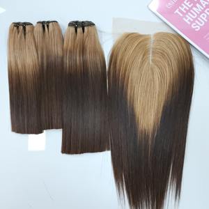 Prix de gros Vietnam 100% Extensions de cheveux humains vierges droits non traités Super Double Drawn Bone de haute qualité - Product Image 2