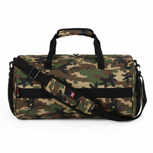 Sacs de sport camouflage pour la salle de sport, sacs à bandoulière 100% polyester imperméables, sacs de sport anime - Product Image 1