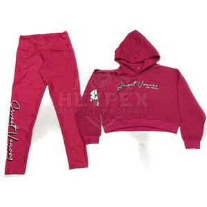 Chándal para correr de algodón 100% personalizado para hombre, ropa para correr de dos piezas de alta calidad, deportes de invierno transpirables, opciones de talla grande - Product Image 1