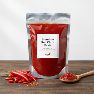 Purée de piment rouge 100% naturelle, purée de légumes pasteurisée à base de poivrons rouges, emballage en vrac pour usage alimentaire - Product Image 4