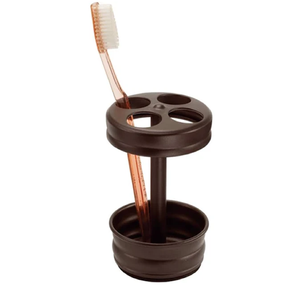 Porte-brosse à dents mural en métal Design peu encombrant pour petites salles de bains Hôtels Bureaux Prix en vrac Disponible Ensemble de salle de bains - Product Image 2