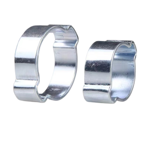 Pince à ressort à bande d'acier Type d'<span class=keywords><strong>oreille</strong></span> <span class=keywords><strong>Collier</strong></span> <span class=keywords><strong>de</strong></span> <span class=keywords><strong>serrage</strong></span> sans fin à <span class=keywords><strong>double</strong></span> <span class=keywords><strong>oreille</strong></span> - Product Image 1