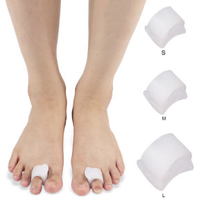 Separador De Dedos Hipoalergénico Corrector En Valgo Gel <span class=keywords><strong>Ferula</strong></span> De <span class=keywords><strong>Juanete</strong></span> Separador De Dedos De Pedicura Individual Toe Spacer - Product Image 1