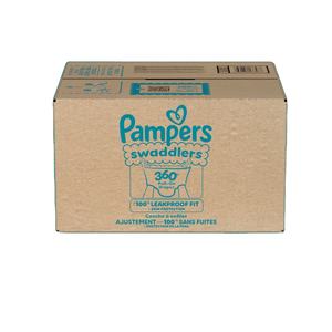 Pañales Pampers - Swaddlers 360 °   Talla 5, 116 Unidades, hasta 100% a Prueba de Fugas, Cómodas y de Secado Rápido, Diseñadas para Cambios Fáciles - Product Image 1