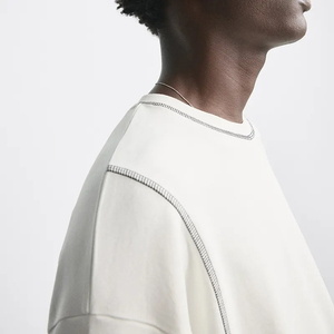 เสื้อยืดฟอกกรด250แกรม100% ผ้าฝ้ายหนาพิมพ์ลายกำหนดเอง - Product Image 4