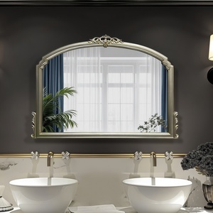 New pháp <span class=keywords><strong>Retro</strong></span> cong phòng tắm gương tường nghệ thuật khung ảnh trang trí gương - Product Image 5