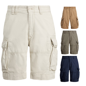 กางเกงขาสั้นลำลองกีฬาวิ่งออกกำลังกายของผู้ชายแฟชั่นใหม่ผ้าฝ้าย100% เป็นมิตรกับสิ่งแวดล้อมผ้าอ๊อกฟอร์ดแห้งเร็วระบายอากาศ - Product Image 1