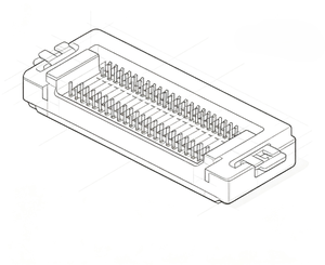 Câble de connexion à double rangée à 50 positions SFSDT-25-28-G-88.00-SR, pas de 1,27 mm - Product Image 2