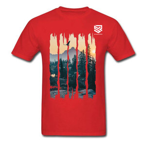 Venta al por mayor que ofrece 100% algodón camiseta logotipo personalizado camiseta sublimación camisetas Unisex gráfico camisa de manga corta para hombres - Product Image 3