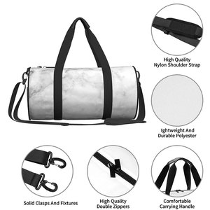 กระเป๋าดัฟเฟิลสำหรับเดินทางโลโก้แบบกำหนดเอง - Product Image 6