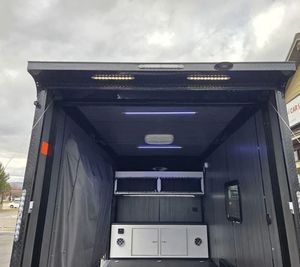 Nueva caravana todoterreno para transporte de vehículos recreativos con doble eje, aire acondicionado y calefacción de alta resistencia, autocaravana. - Product Image 4