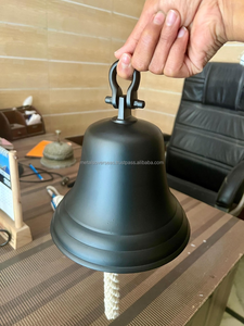 ระฆังทองเหลืองเคลือบสีดำสำหรับตกแต่งเทศกาลคริสต์มาส - Product Image 4