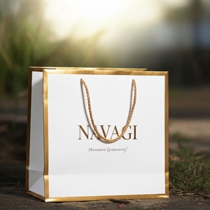 Vietnam Wholesale Customized Screen Printed Luxury Clothing <b>Gift</b> Cardboard Coated Paper Bag Hand Length <b>Ribbon</b> Recycled Custom - Product Image 6