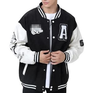 Chaqueta Universitaria de Béisbol para Hombre, Oferta, Chaqueta Varsity con Letras Bordadas, Chaqueta de Lana con Botones, Ropa Urbana de Invierno - Product Image 5