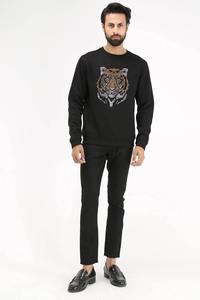 Sweat-shirts d'hiver pour hommes en coton 100% de haute qualité, col rond, logo personnalisé brodé, vente en gros, nouvelle arrivée, meilleur choix - Product Image 3